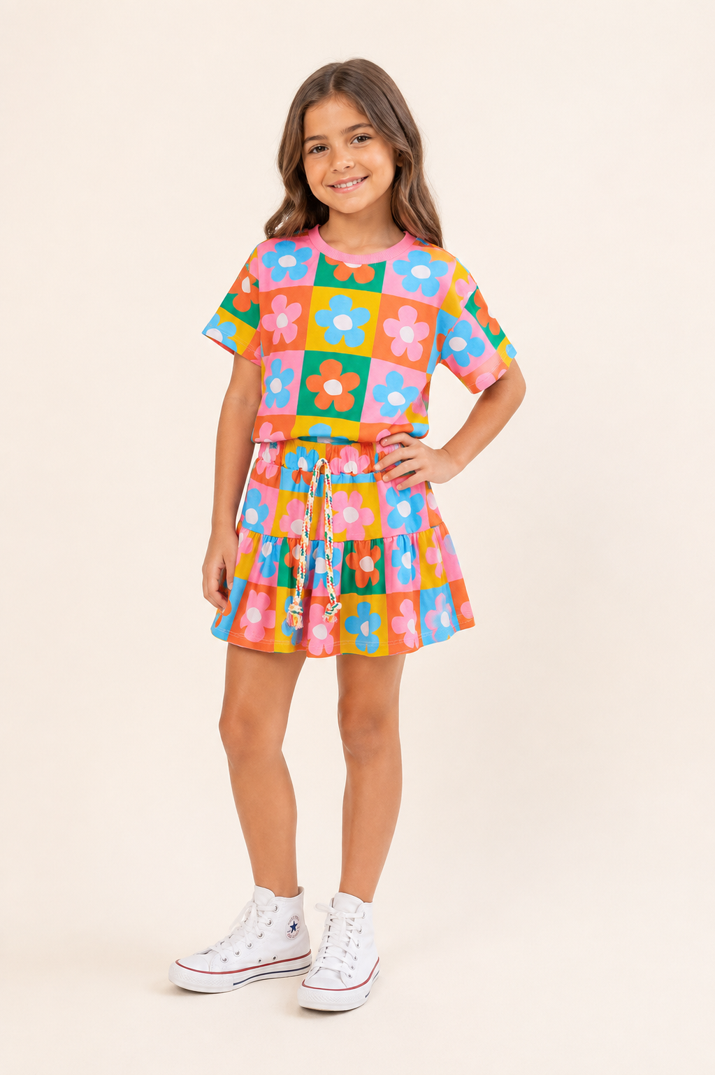 Conjunto Flor e Cores
