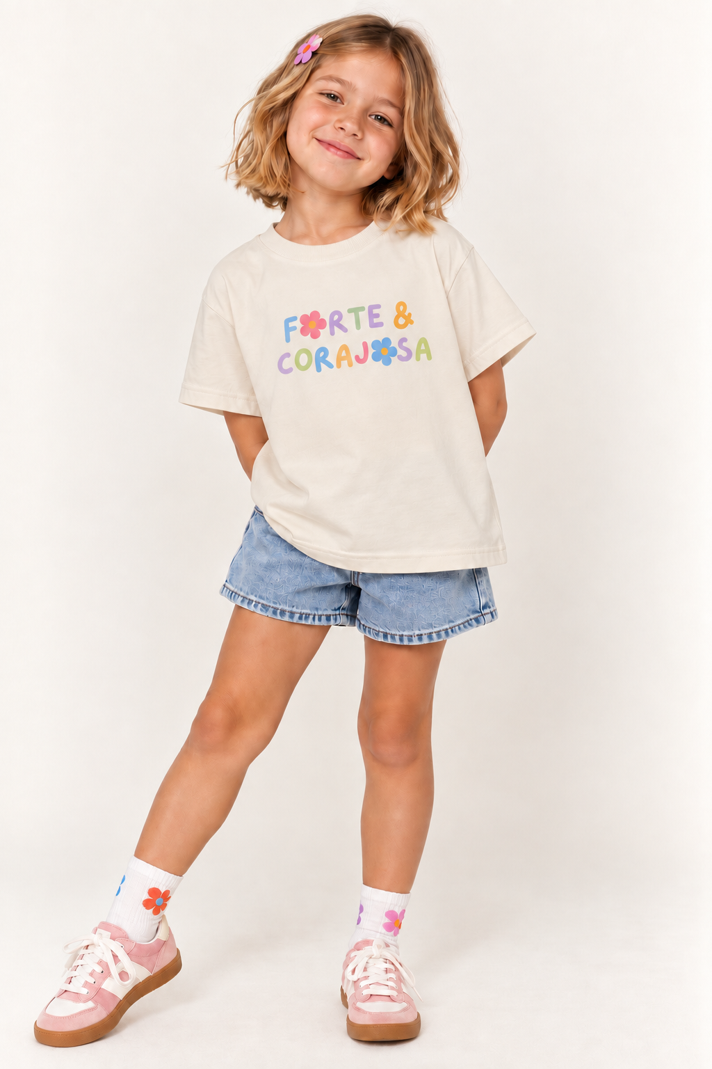 T-shirt Oversized Forte & Corajosa