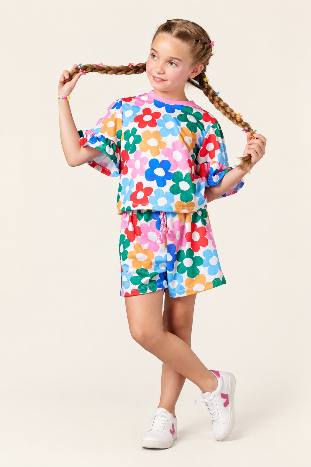 Conjunto Girassol Colorido - Flores